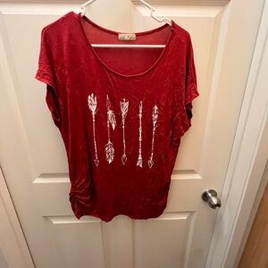 Burnt orange, fall shirt